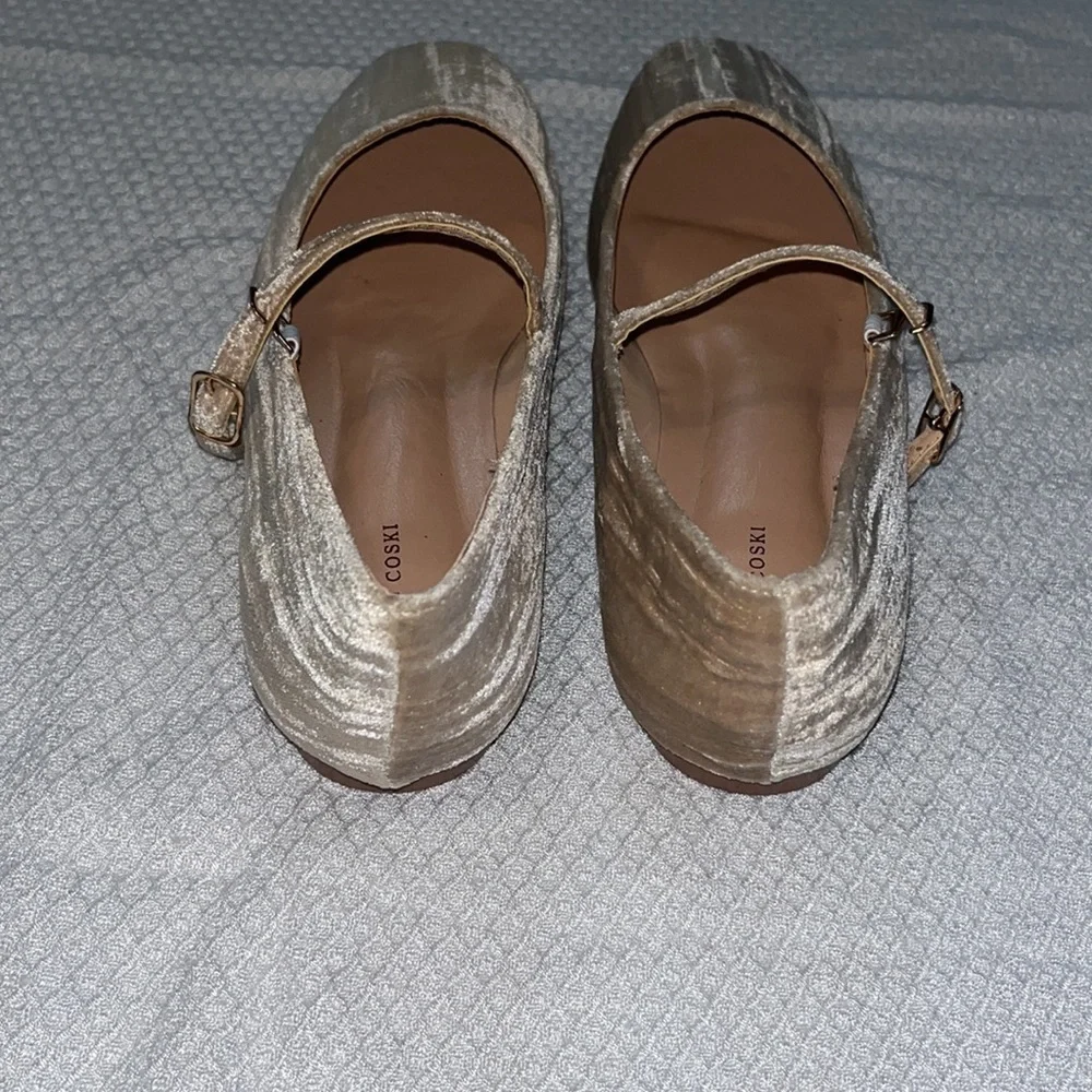 TSKO COSKI Womens Velvet Mary Jane Ballet Flat Size 38 US Size 7.5 - Picture 8 of 12